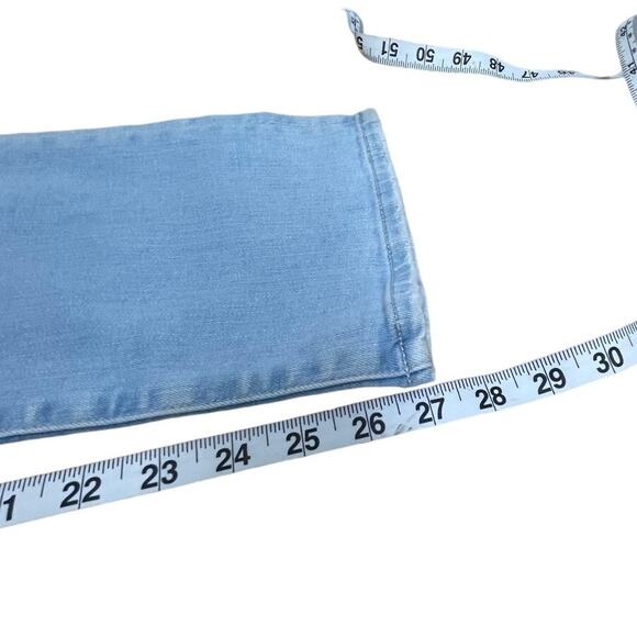 Adriano Goldschmied Mari Crop High Rise Straight Distressed Knee Women's Size 32 - Picture 12 of 12